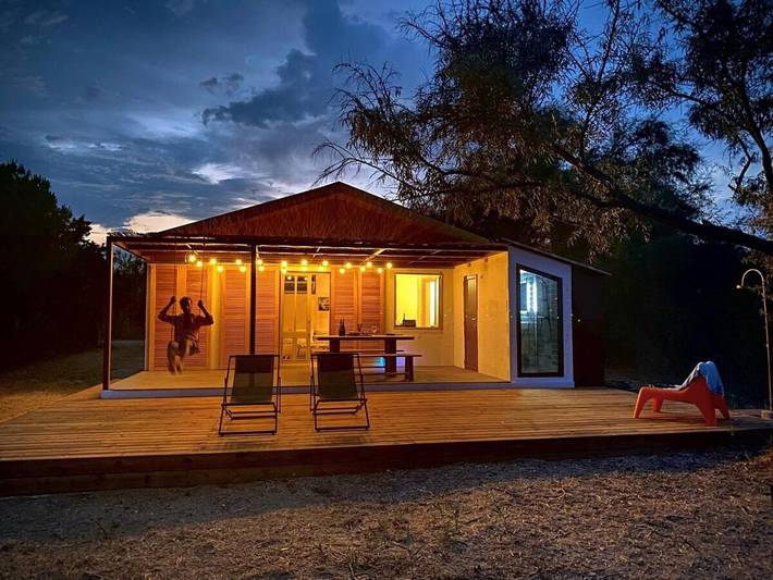 Appartement de vacances pour 3 personnes, avec Terrasse et Jardin ainsi que Vue et Vue sur le lac