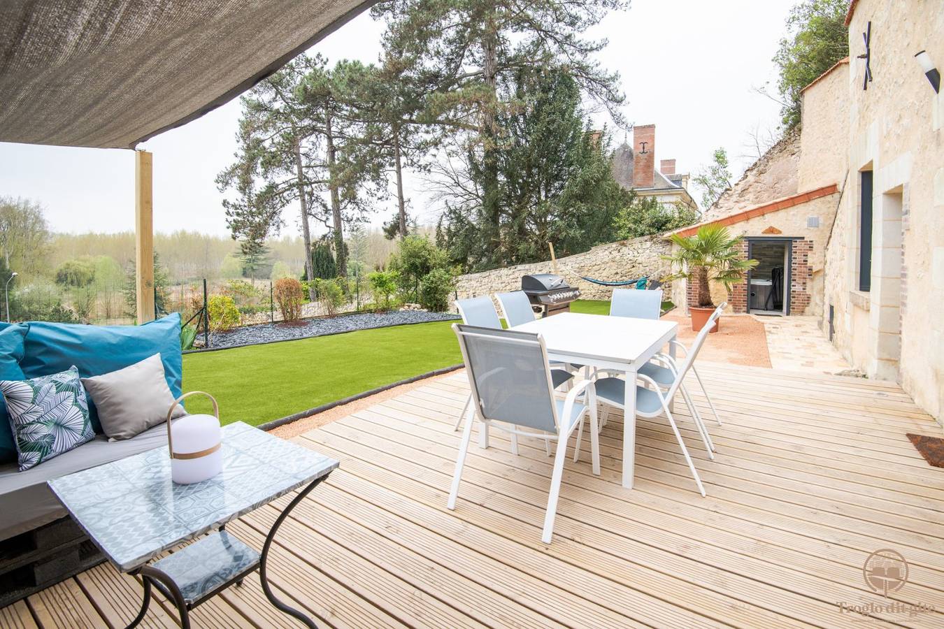 Troglo Dit Gîte 4*, proche Amboise in Nazelles-Négron, Région de Tours