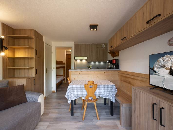 Studio pour 4 personnes, avec balcon à La Clusaz