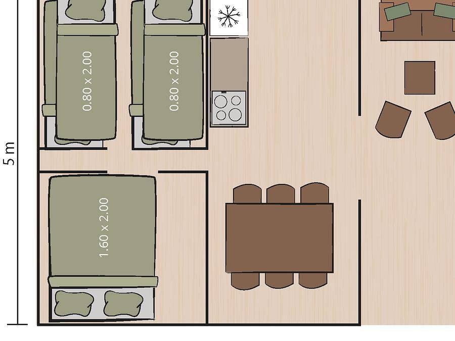 Camping Polari - Safaritent 5 personen - Safaritent Relax in Rovinj, Rovinj en omgeving