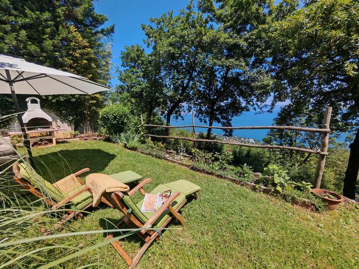 Ferienwohnung für 4 Personen, mit Balkon und Garten