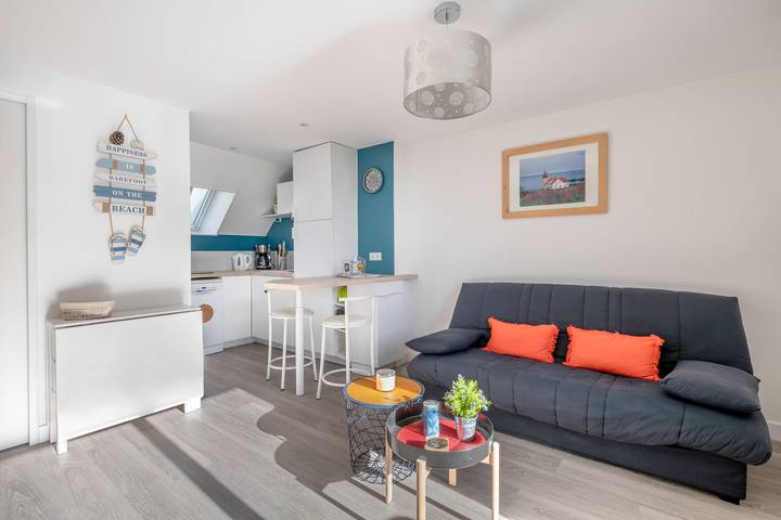 Gîte pour 4 personnes, avec Balcon à Pornichet
