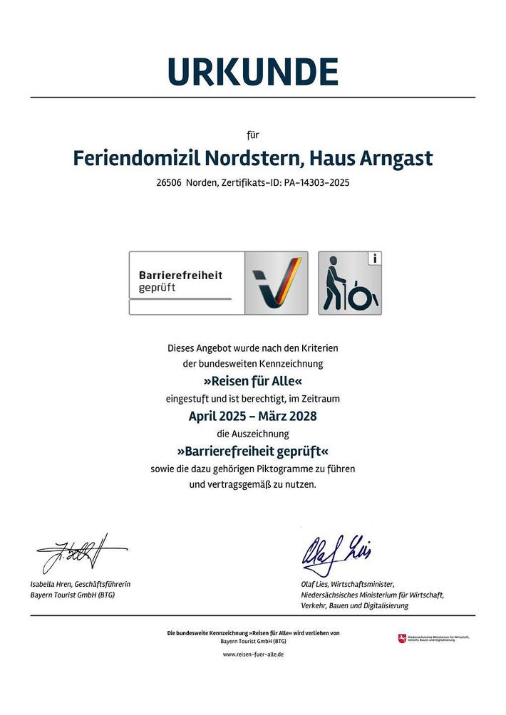 Ferienhaus für 6 Personen, mit Garten und Pool sowie Sauna und Whirlpool in Norden - 4