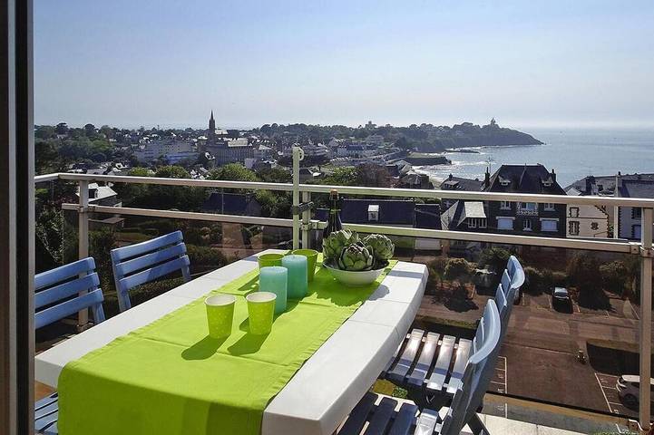 Appartement de vacances pour 4 personnes, avec balcon à Saint-Quay-Portrieux