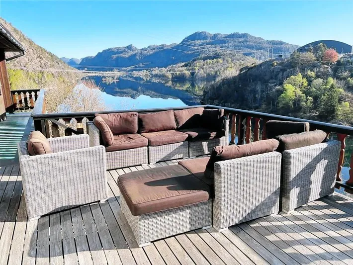 Ferienhaus für 6 Personen, mit Seeblick und Garten sowie Ausblick - 1