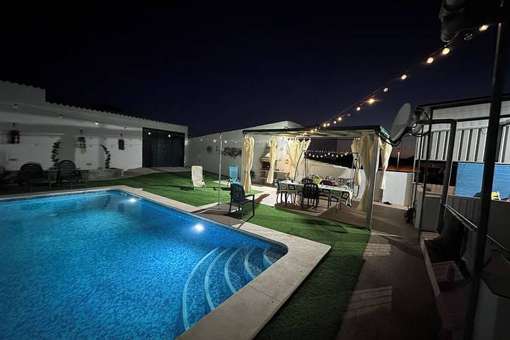 Cabaña para 11 personas, con balcón, Se admiten mascotas en Sierra de Huelva