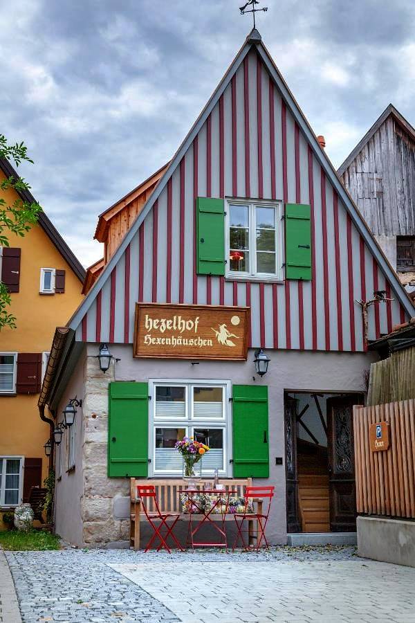 Hezelhof´s Hexenhäuschen in Dinkelsbühl, Romantische Straße