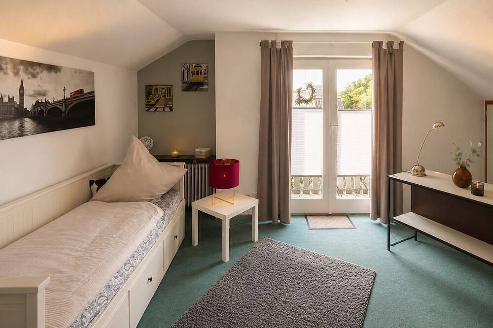 Green Door Loft Großzügiges 160qm Apartment mit Balkon und Gartenblick in Ibbenbüren, Münsterland