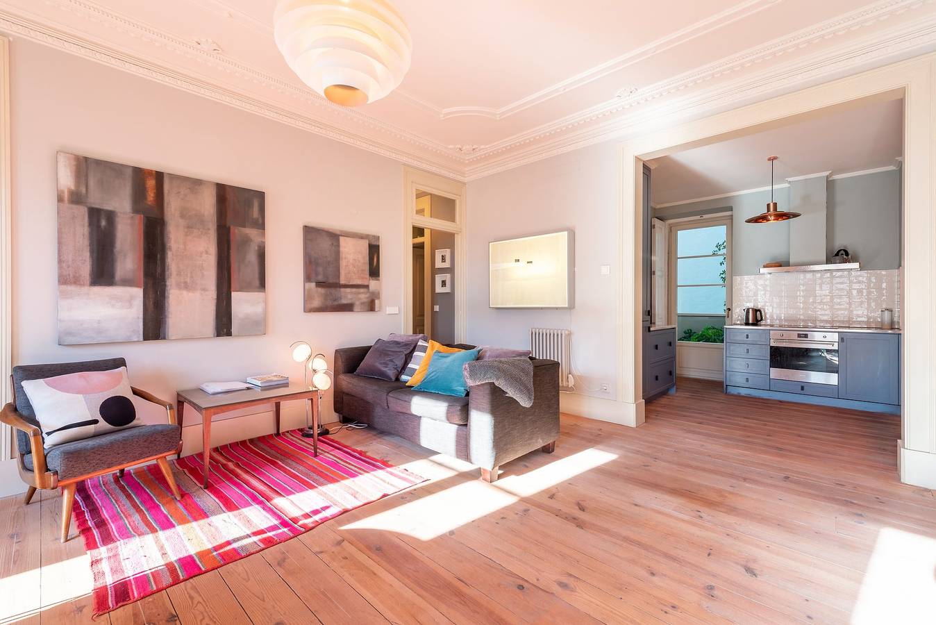 Geheel appartement, Vakantieappartement voor 4 personen met tuin in Lapa, Lissabon