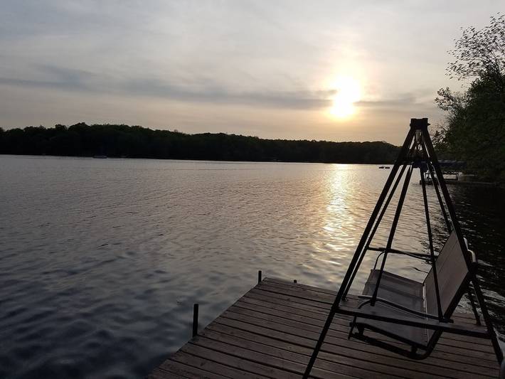 Vacation rental for 13 people, with balcony and yard in Waukesha County