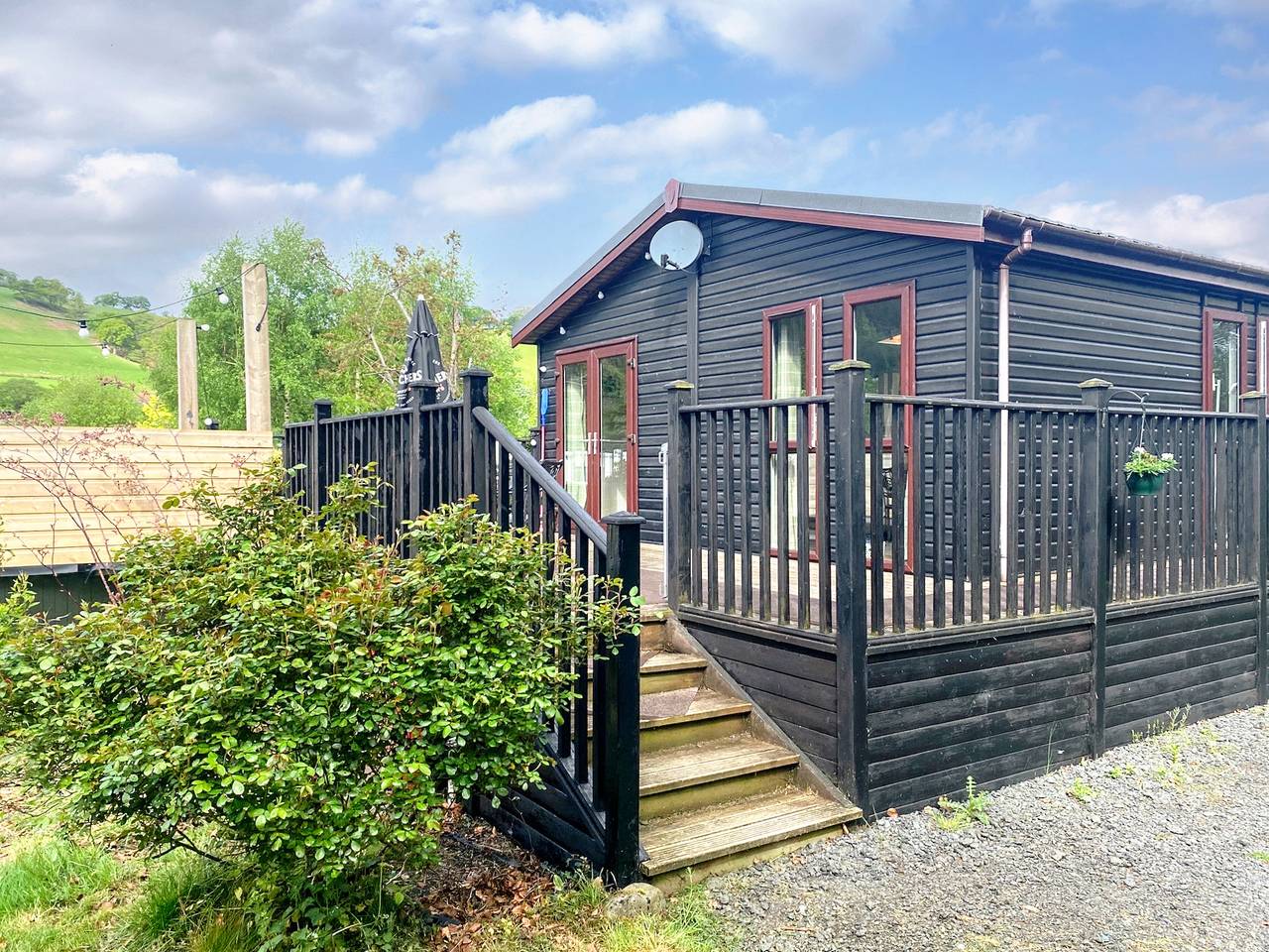 Log Cabin for 4 People in Powys, Mid-Wales