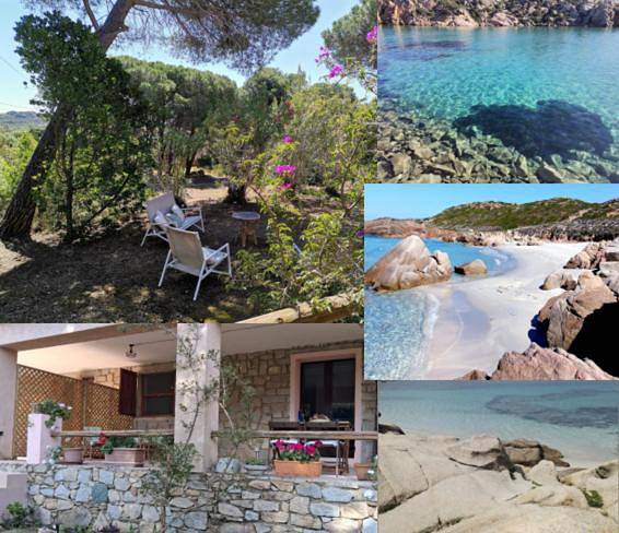 B&b per 4 persone, con terrazza e panorama nonché giardino, con animali domestici sull' Isola della Maddalena