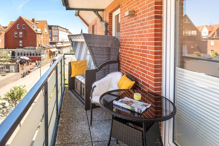 Ferienwohnung für 3 Personen, mit Balkon auf Juist - 3