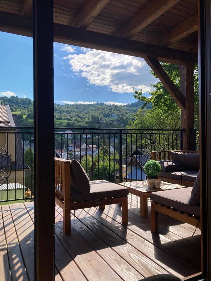 Domki Pienińskie Tarasy in Szczawnica, Karpaty (Polska)