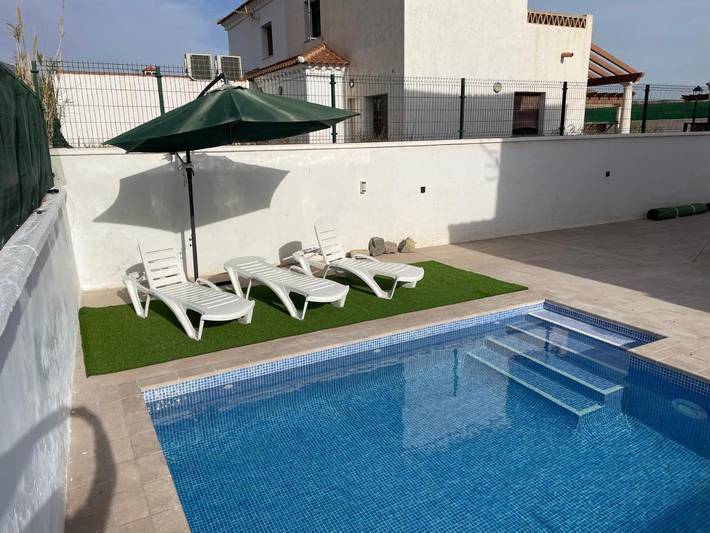 Casa rural para 6 personas, con vistas y jardín además de terraza y piscina, Se admiten mascotas en Levante Almeriense - 4