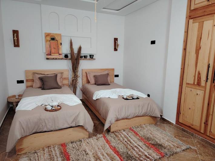 Auberge pour 2 personnes, avec vue et terrasse