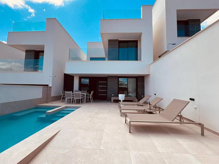 Maison de vacances pour 6 personnes, avec piscine ainsi que vue et balcon - 1