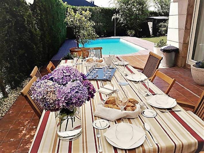 Casa rural para 8 personas, con Balcón y Terraza además de Jardín y Piscina en San Sebastián