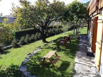 Gîte pour 4 personnes, avec vue et jardin à Séez