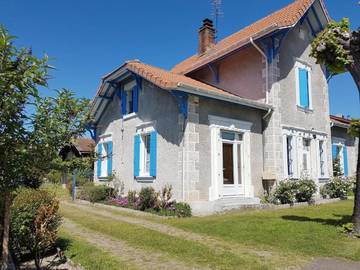 Gîte pour 8 personnes, avec jardin et vue, animaux acceptés à Lévignacq