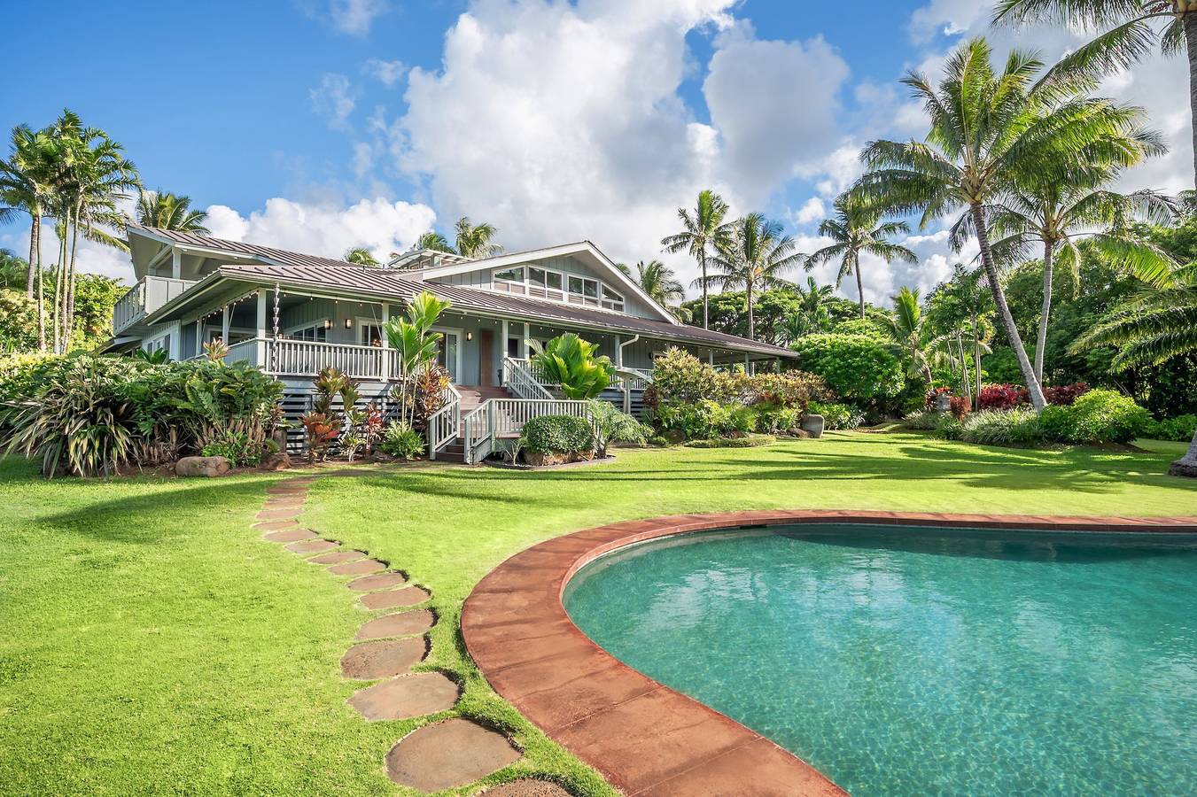 Secret Beach House in Kilauea in Kalihiwai, Kauai