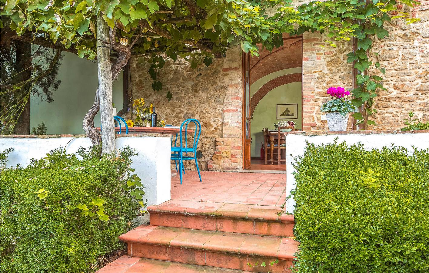 Ganze Ferienwohnung, Gemütliche Wohnung am Pool in San Vivaldo in San Vivaldo, Florenz Provinz