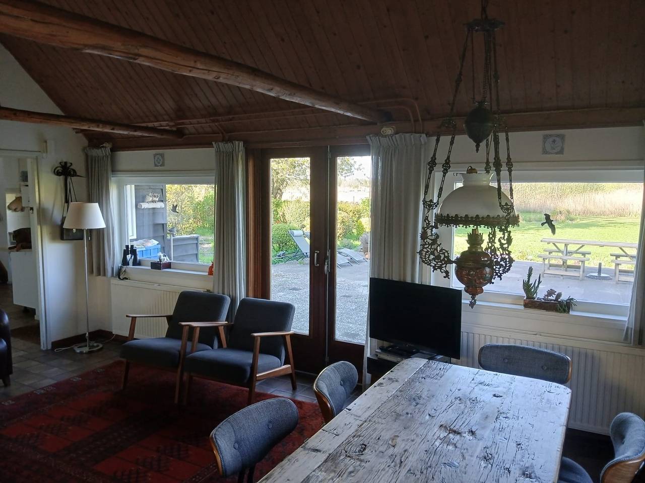 Authentisches Ferienhaus für 6 Personen mit Kanus und Fahrrädern in der Nähe von Giethoorn in Nationalpark Weerribben-Wieden