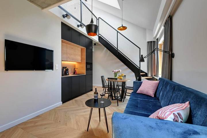 Loft dla 6 osób, z ogród i widok w Sopot