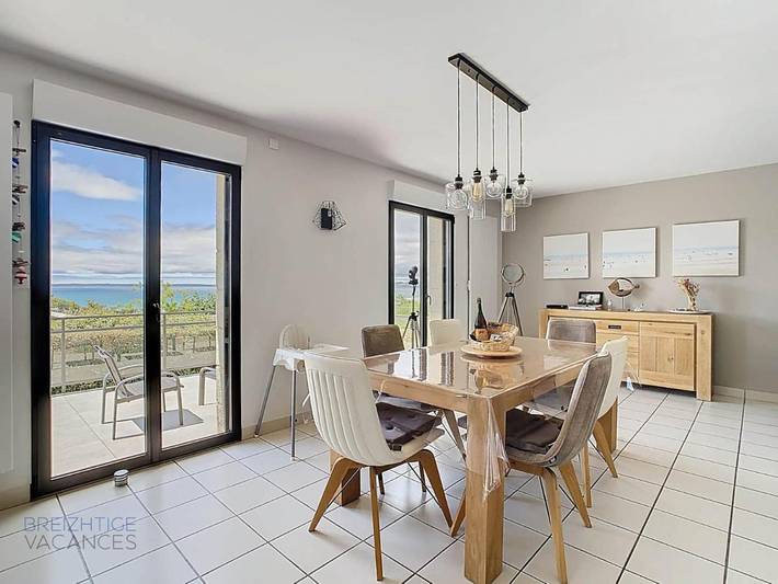 Location de vacances pour 6 personnes, avec Terrasse ainsi que Jardin et Vue dans Plage de Lestrevet - 4