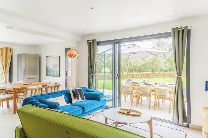 Maison de vacances pour 9 personnes, avec jardin et terrasse