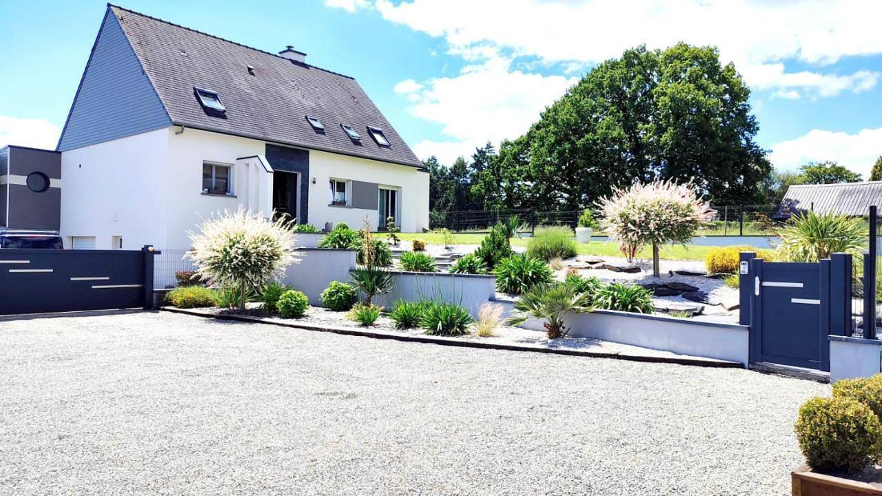 Appartement de vacances entier, Chambre bleu in Orgères, Région de Rennes