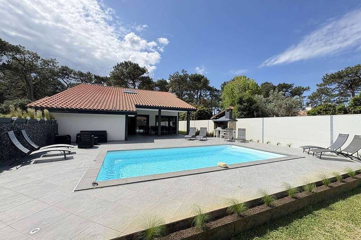 Villa pour 10 personnes, avec jardin dans Biscarrosse Plage