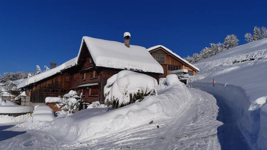 Ferienhaus für 7 Personen, mit Ausblick und Garten, mit Haustier in Kanton St. Gallen