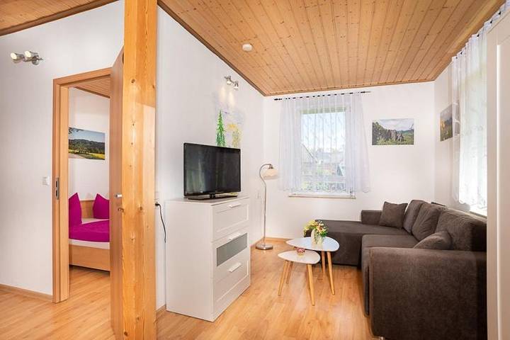 BnB für 4 Personen, mit Garten im Kirnitzschtal