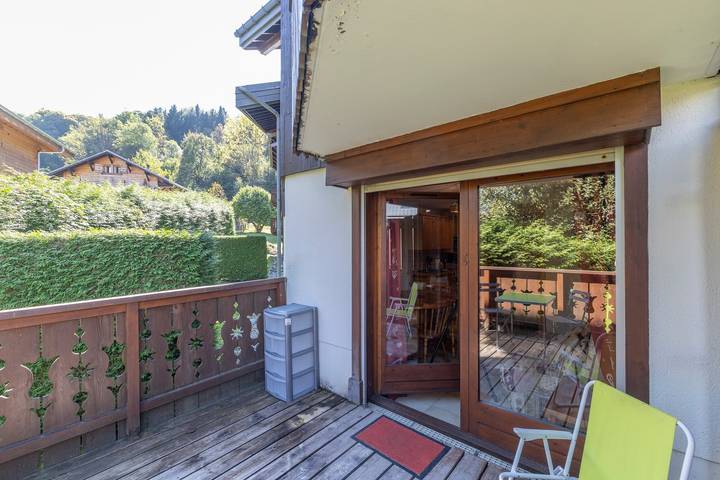 Ganze Wohnung, Appartement 'L’Edelweiss Pied des Pistes' mit Bergblick und privater Terrasse in Station de Morillon, Grand Massif