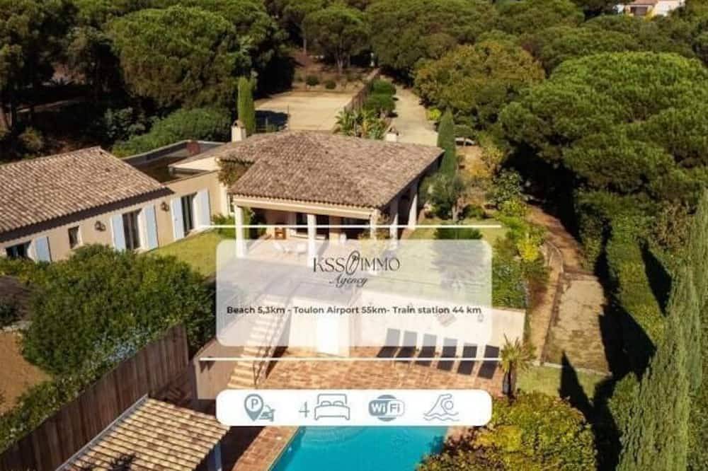 Villa mit 4 Schlafzimmern – Swimmingpool – Klimaanlage – Tennisplatz – Parkplatz in Gigaro, La Croix-Valmer