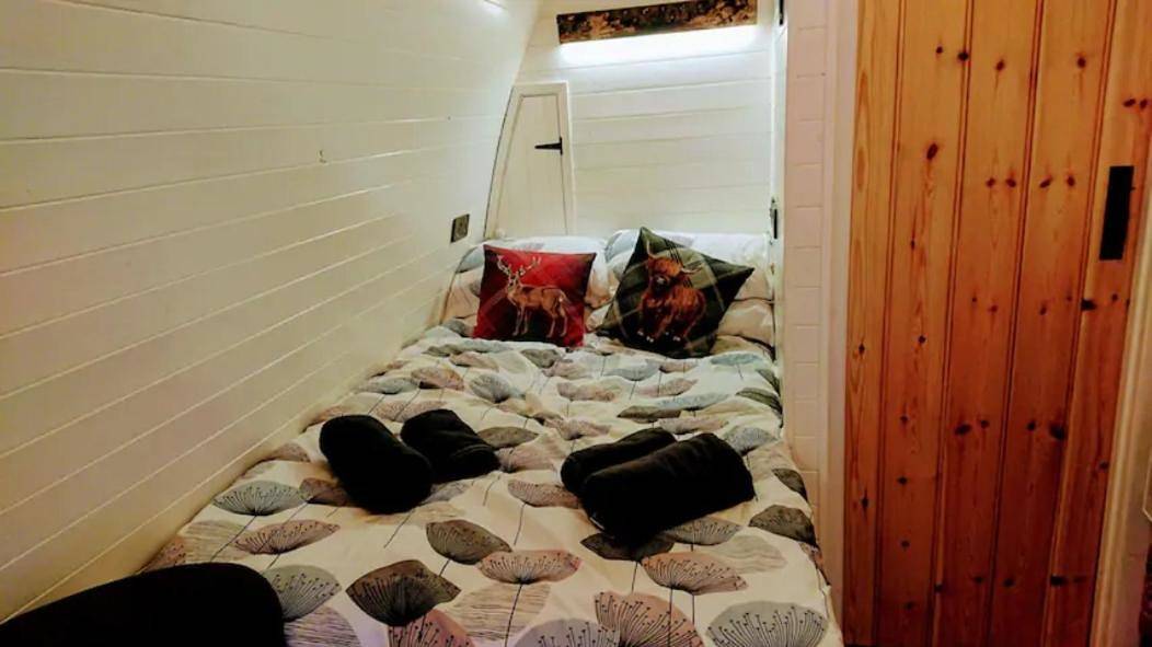 Owl Hut Cosy Ensuite Pod Snowdonia Coast Sleeps 2 in Snowdonia