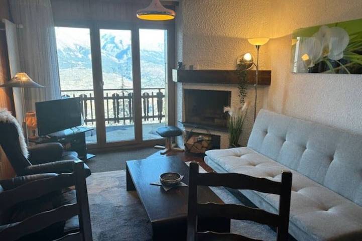 Hütte für 6 Personen, mit Garten in Veysonnaz