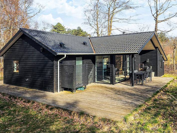 Ferieudlejning for 8 personer, med terrasse i Ellinge Lyng