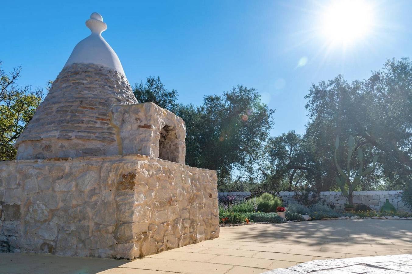 Trullo 'Pietra800' com Terraço Privado, Jardim Privado e Ar Condicionado in Salento