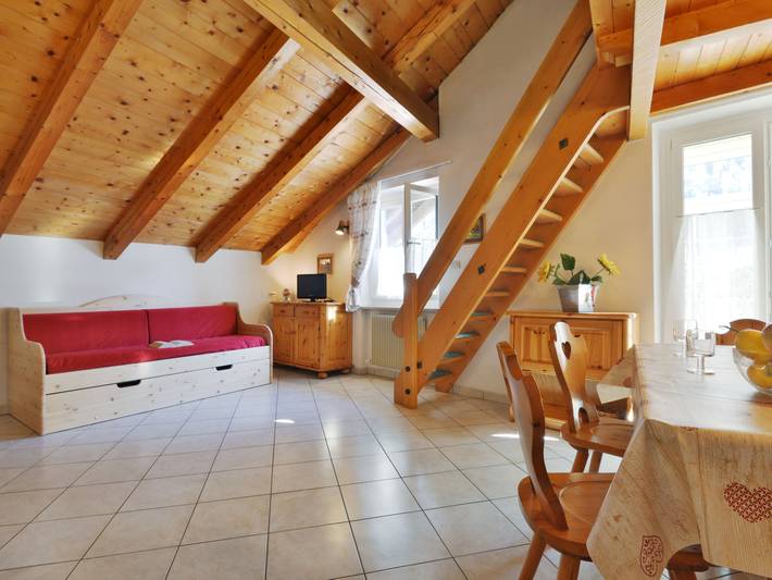 Appartamento per 6 persone, con terrazza a Campitello di Fassa