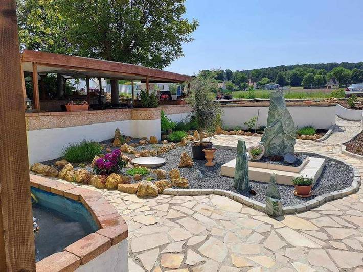 Hotel für 3 Personen, mit Terrasse und Garten sowie Pool und Ausblick