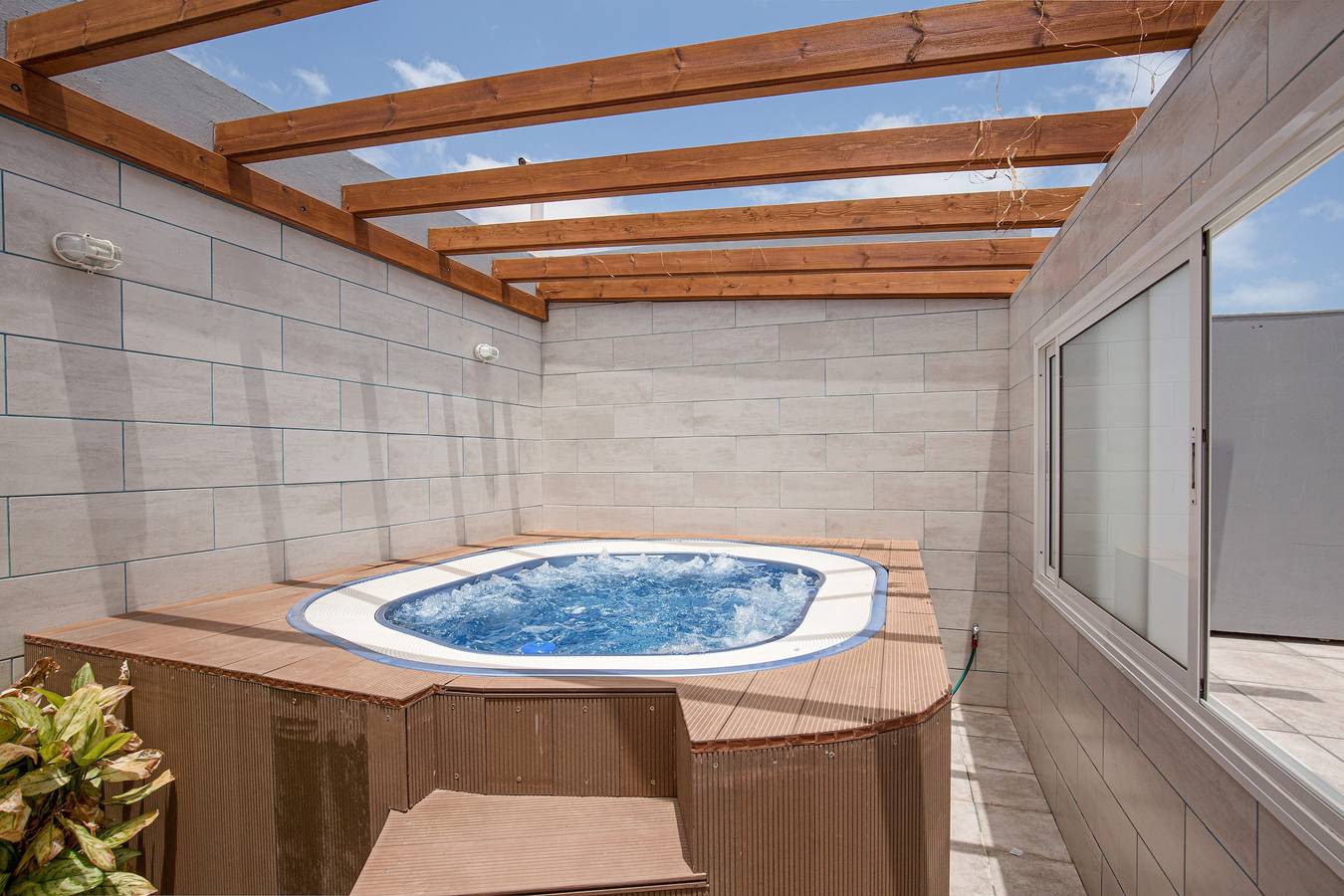 Villa "Encanto Fuerteventura" con bañera de hidromasaje y Wi-Fi in Costa de Antigua, Antigua