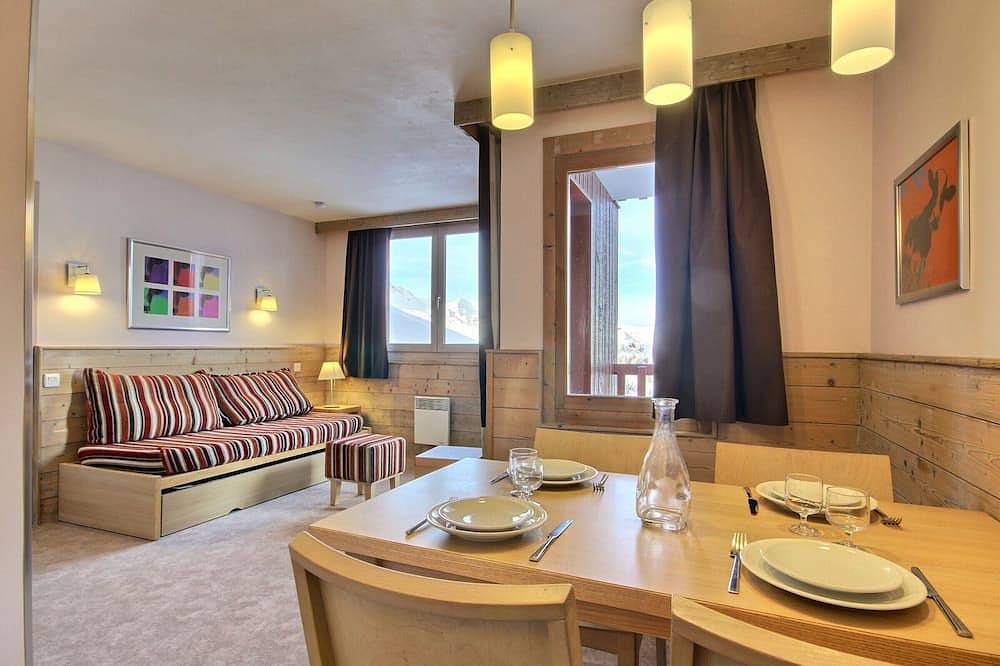 Ganze Wohnung, Geräumige 2-Zimmer-Wohnung mit Balkon, in der Nähe von Pisten und Geschäften in Belle Plagne, La Plagne-Tarentaise