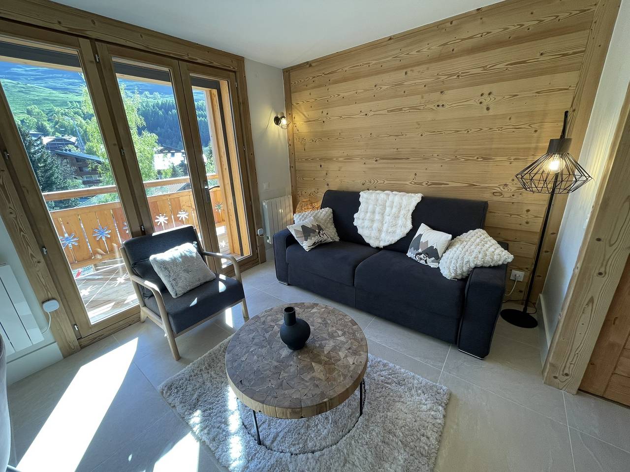 Ganze Wohnung, Appartement 'Les Vernettes' mit Bergblick und Balkon in Mont-de-Lans, Les Deux Alpes