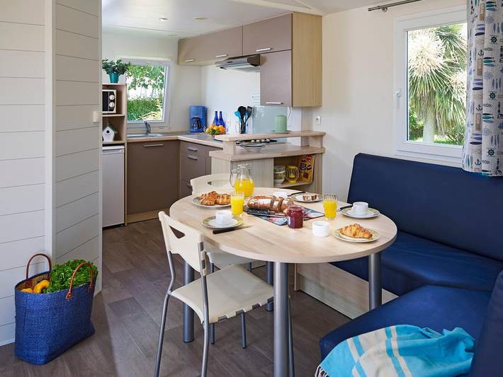 Mobil home pour 4 personnes, avec bassin pour enfant à Plozévet - 3