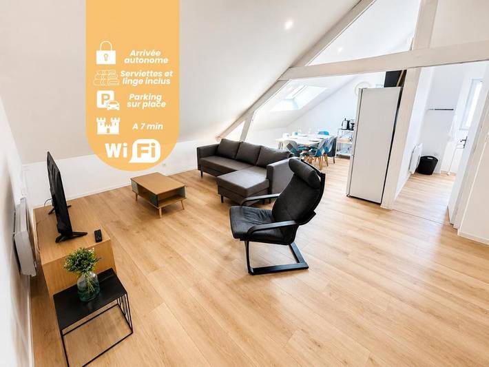 Gîte pour 4 personnes, avec jardin, animaux acceptés à Soudan (France)