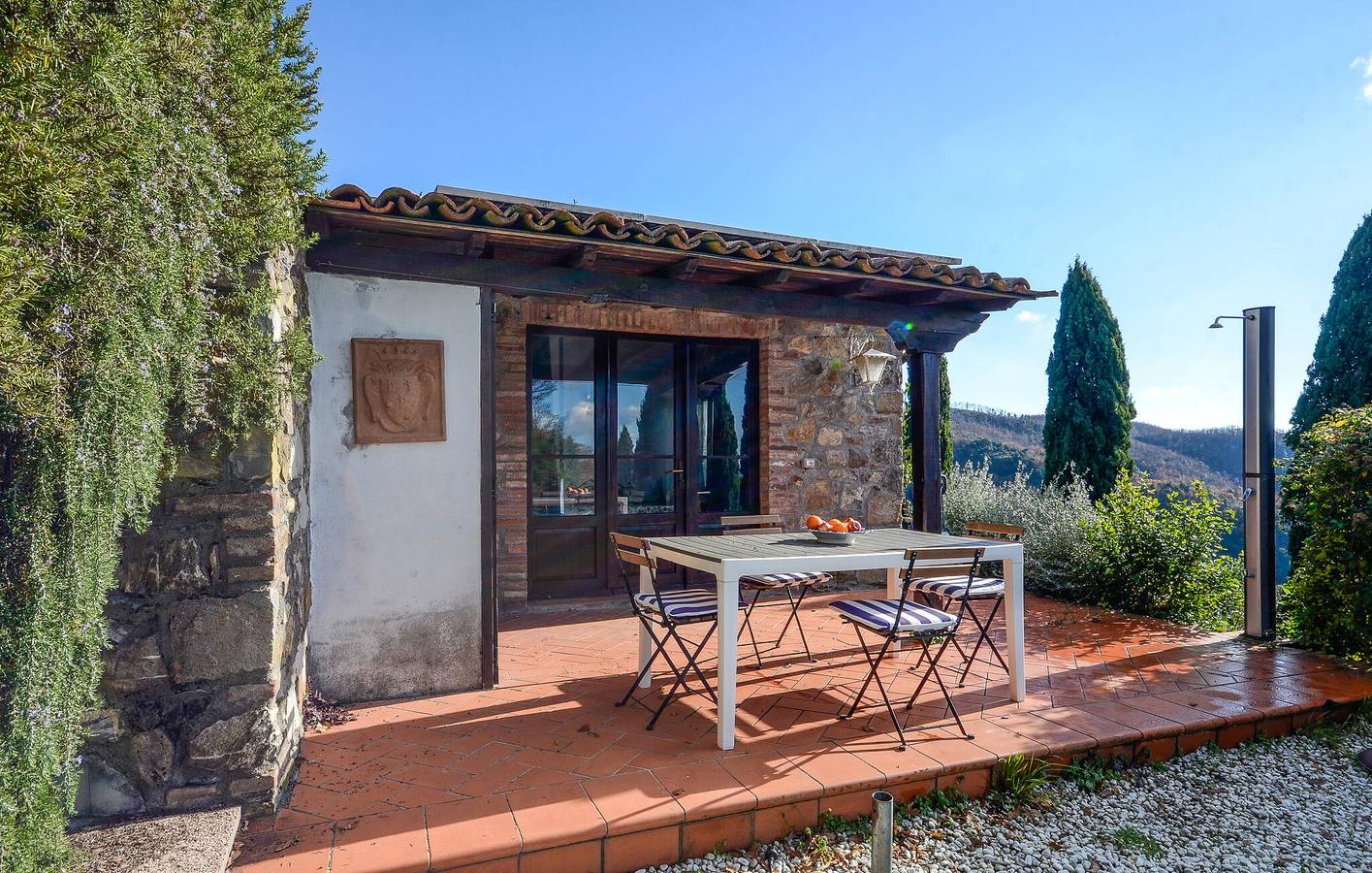 Appartamento di 30 m² con WiFi, aria condizionata, parcheggio, giardino e piscina in Massa Marittima, Provincia di Grosseto