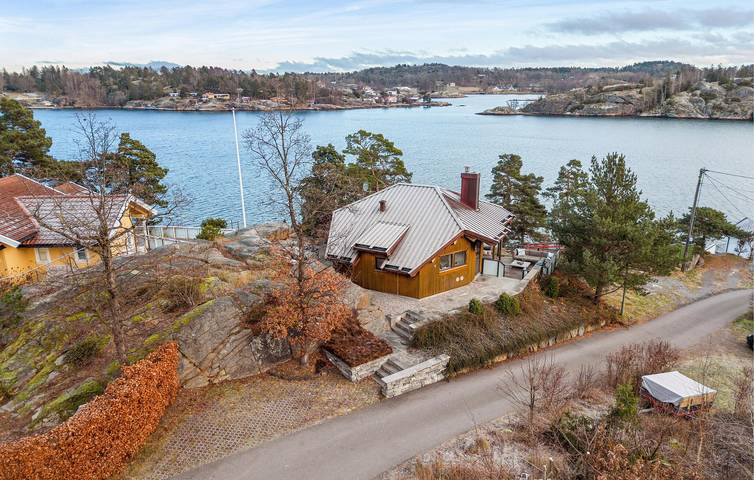 Feriehus for 7 personer, med Terrasse og Hage i tillegg til Utsikt i Sandefjord 