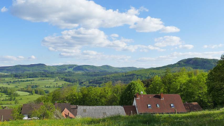 Ferienwohnung für 5 Personen, mit Ausblick und Garten in Rhön-Hessen - 4